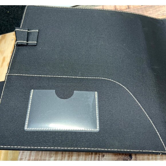 Professional Faux Leather 3-Ring Binder Portfolio Organizer With Tab Dividers - Picture 4 of 6